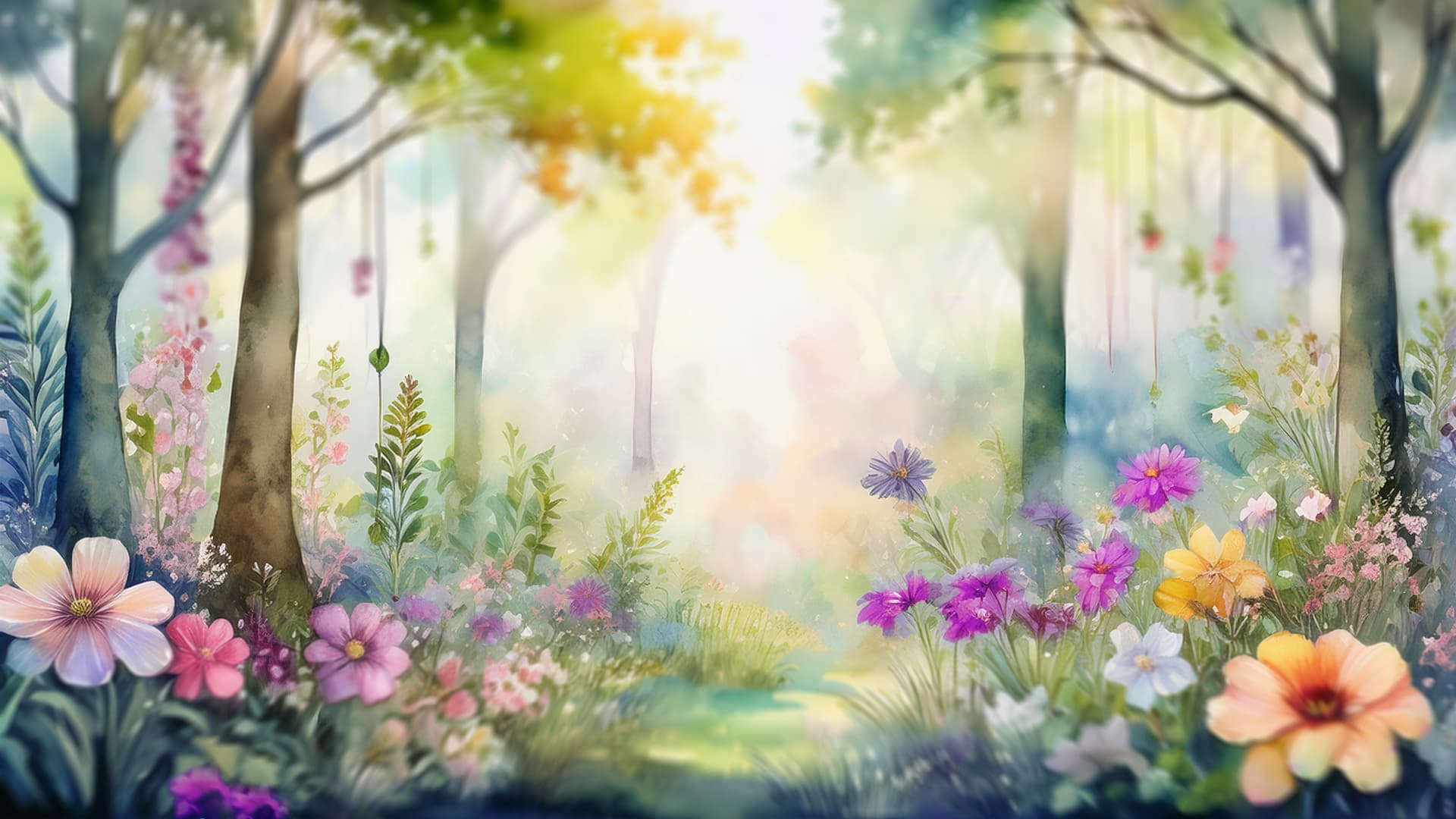 The watercolour woodland of the Taylor-Made Dreams Memory Garden